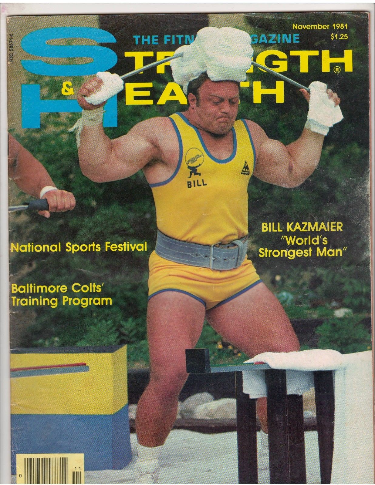 bill kazmaier physique