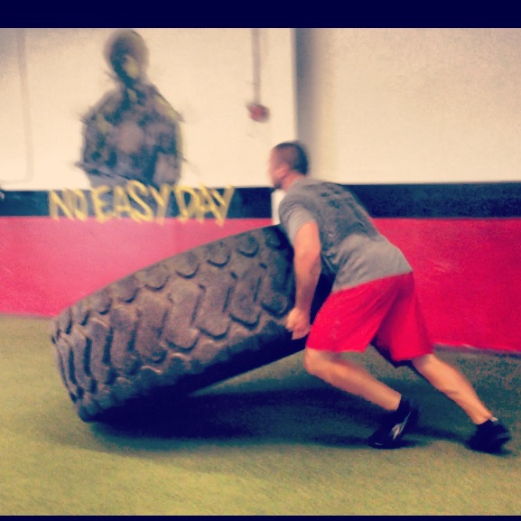 Strongman tyre online flip