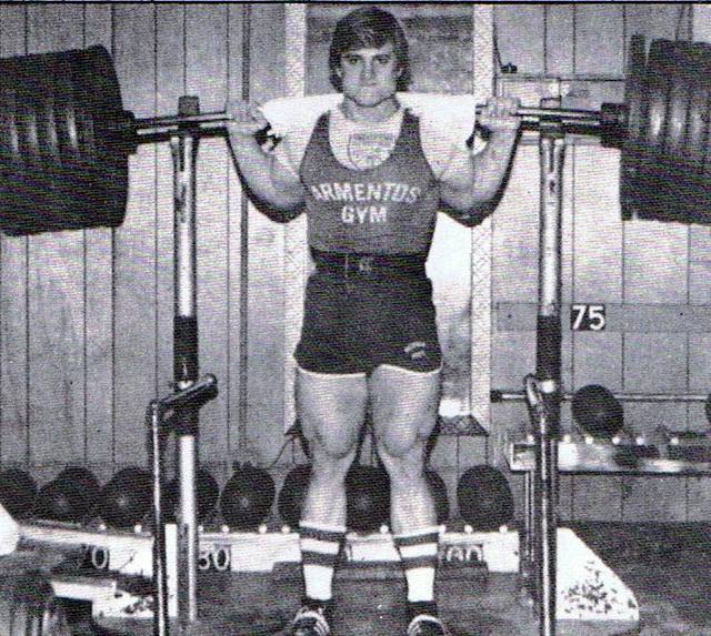 THE Photo of Tom Platz that Was Hung In Front of the Squat Rack at Diamond Gym! 