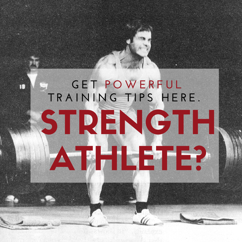 strength athlete ad