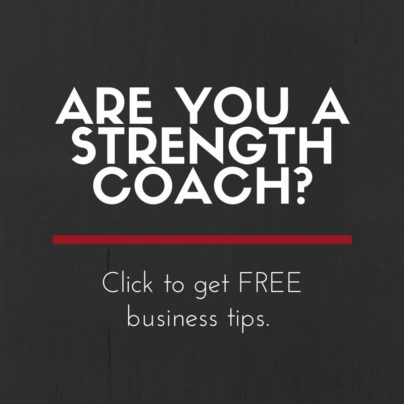 strength coach ad