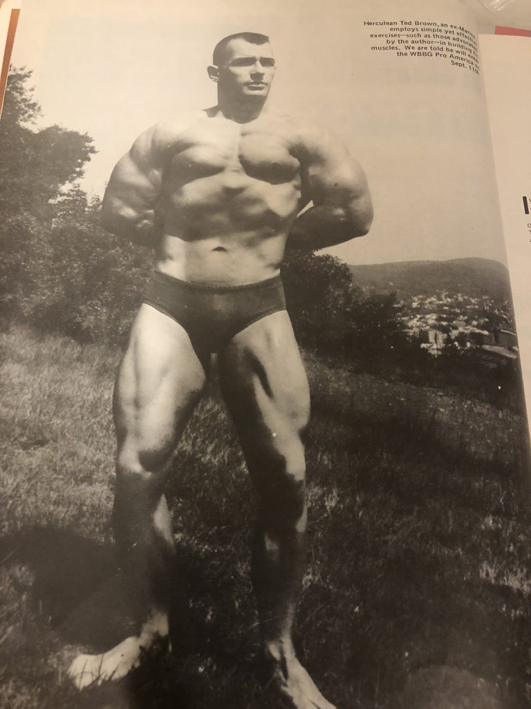 1940s College Jock Flexes Muscles Vintage Old Photo 4” x 6” Reprint