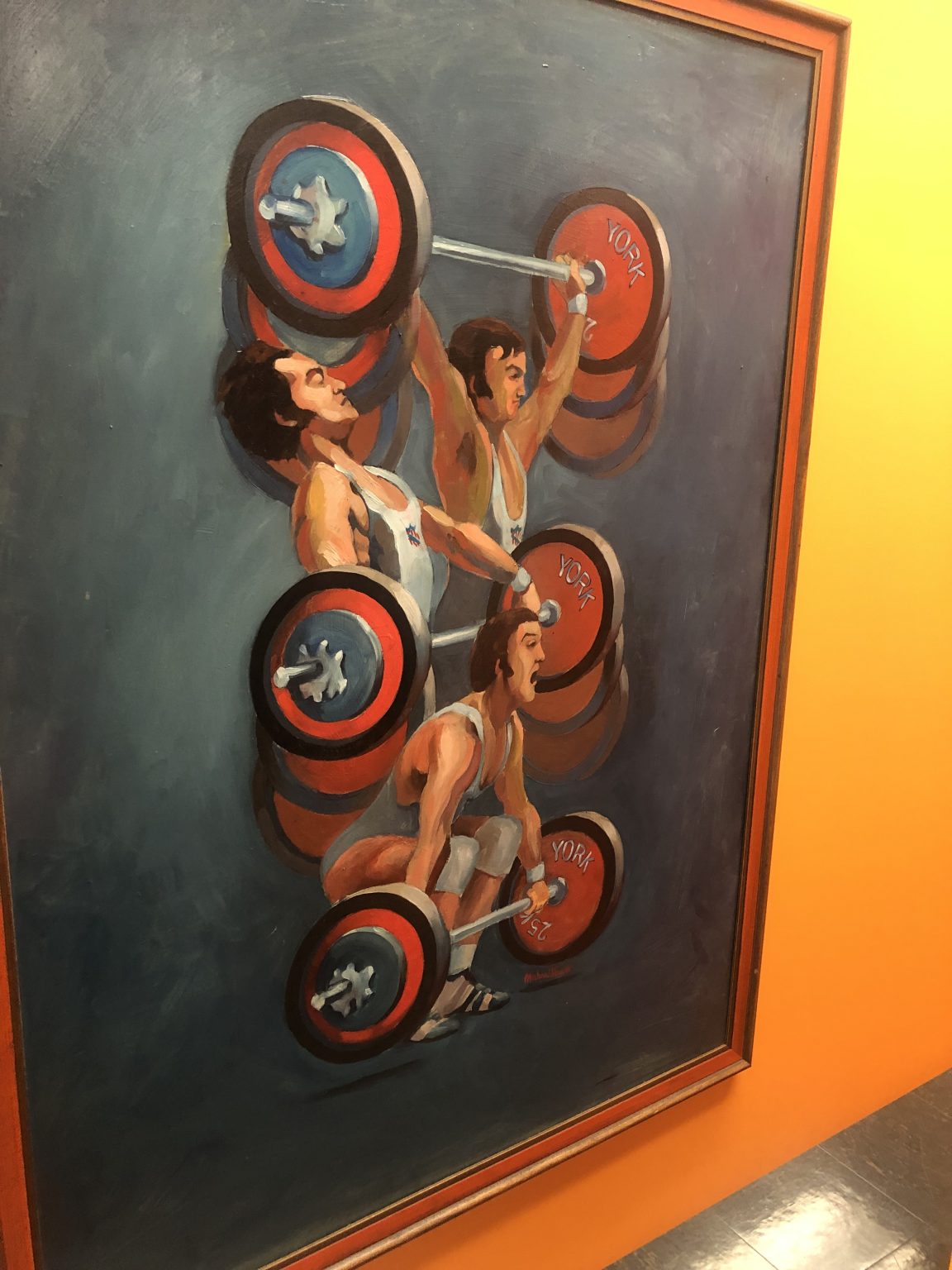 YorkBarbellPainting • Zach EvenEsh