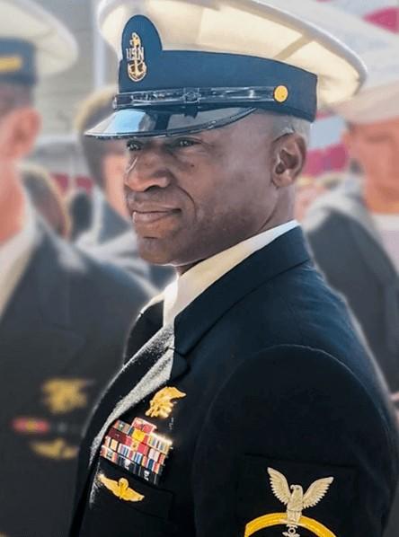 navy seal trident on uniform