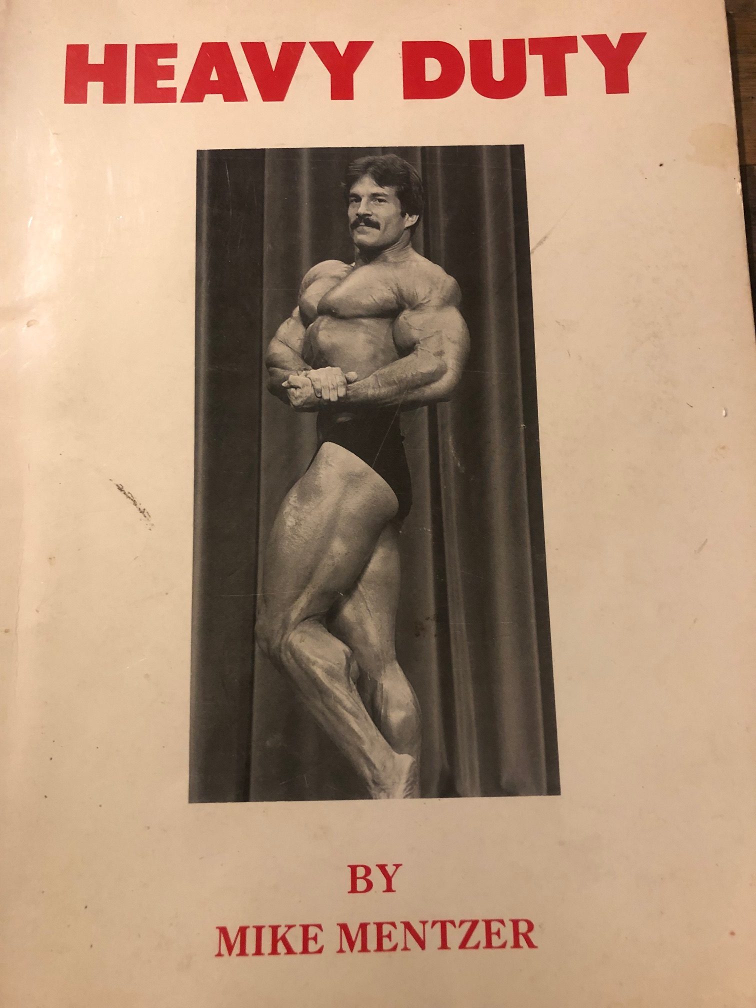 HEAVY DUTY MIKE MENTZER 希少 RONMAN BOOKS Signed Mike Mentzer